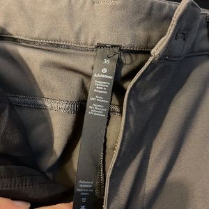 2 Pairs Lululemon Dress Pants Sz 36R black/olive